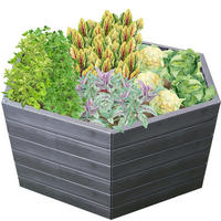 HOCHBEET XL 75, inkl. Wassersparsystem - Braun, Kunststoff (145/75/145cm) - GARANTIA