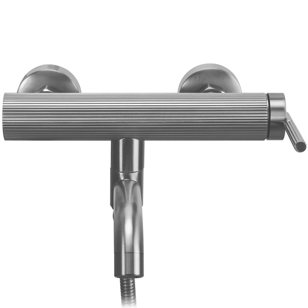 WANNENARMATUR Rea Argon Brush Nickel - Nickelfarben, Metall (24.5/12/13cm) - REA