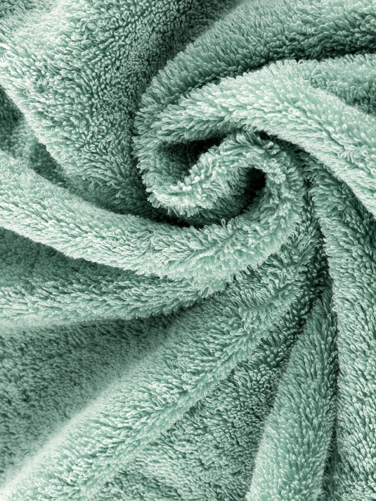 SEIFTUCH 3er Set Pura Mint - Mintgrün, Textil (30/30cm) - Herzbach Home