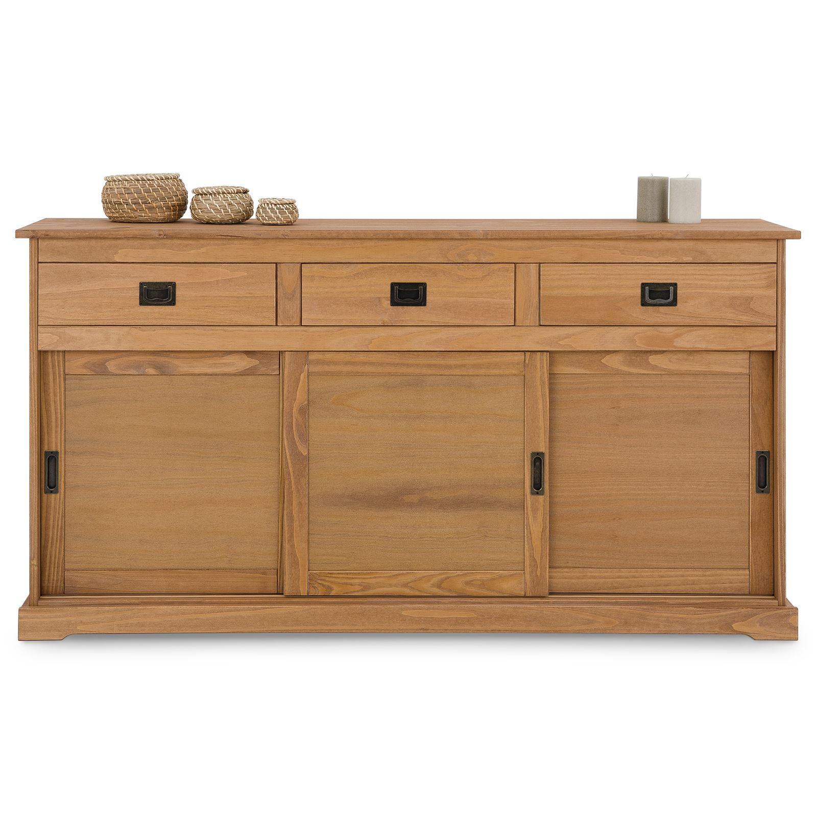 ANRICHTE SAVONA braun - Braun, Holz (160/84/45cm) - IDIMEX