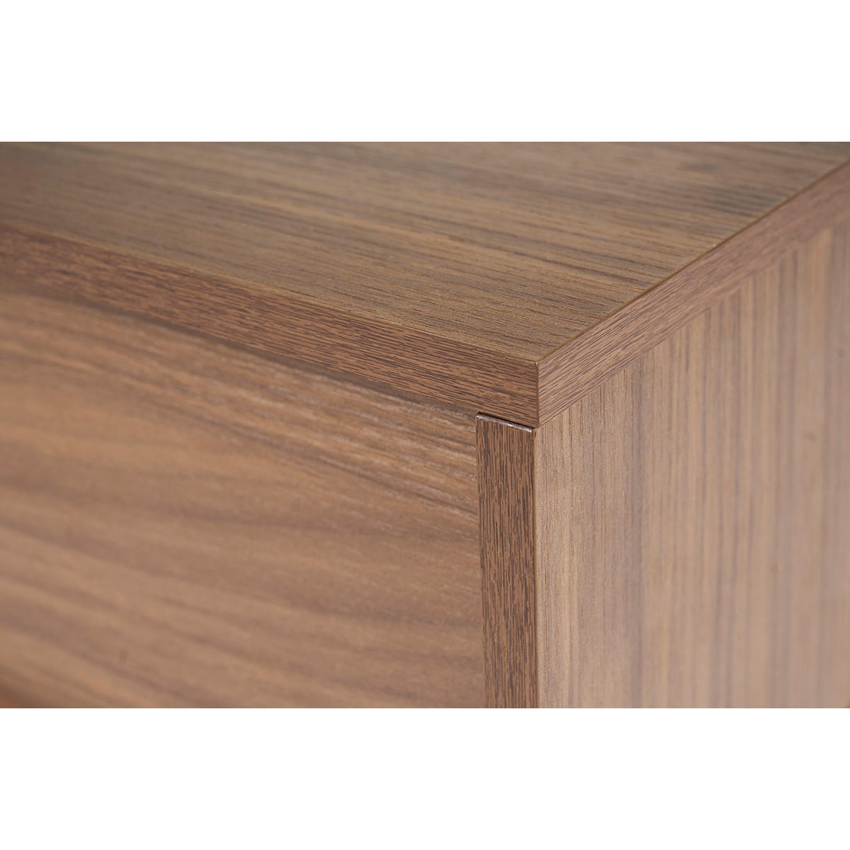 HOCHKLAPPBARER Couchtisch Dunkles Holz Metall B100 cm KANE - Walnussfarben, Holz (100/50/63.5cm) - Miliboo