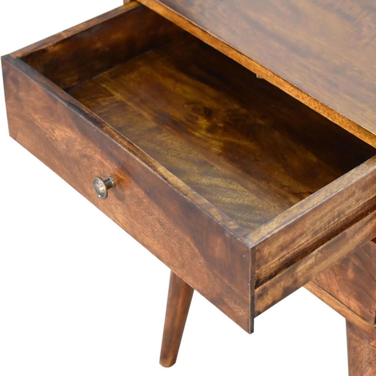 NOĆNI ORMARIĆ Ariella, kestenjasto smeđi - smeđa, drvo (45/57/35cm) - Artisan Furniture