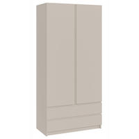 KLEIDERSCHRANK Bemmi Kaschmirgrau 100 cm - Taupe, Holzwerkstoff (100/210/50cm) - Selsey