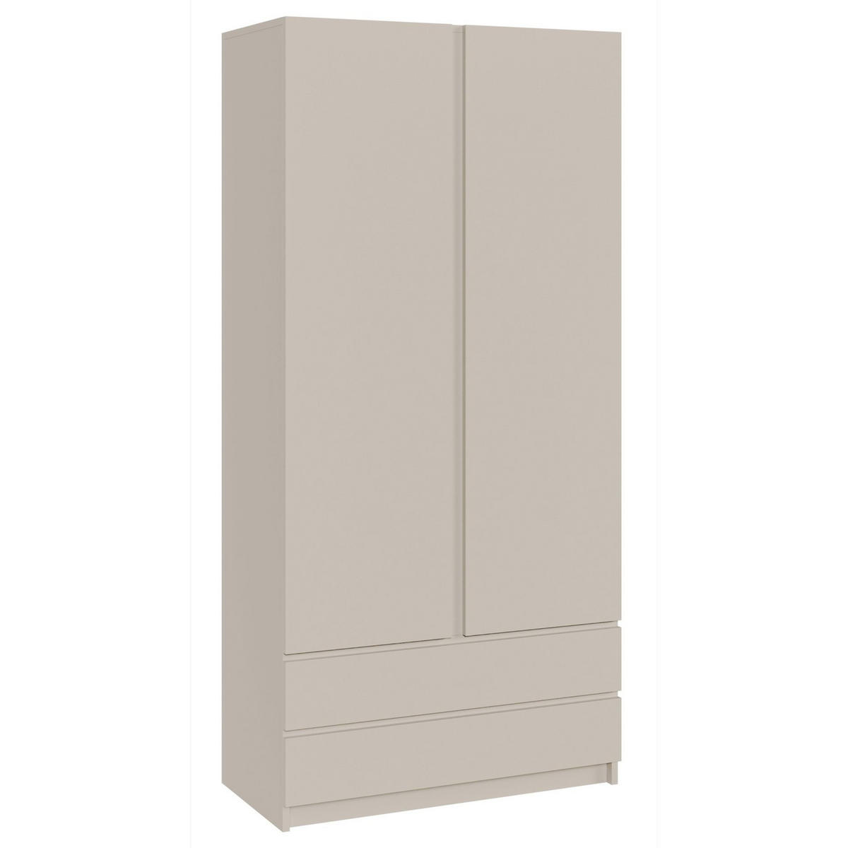 KLEIDERSCHRANK Bemmi Kaschmirgrau 100 cm - Taupe, Holzwerkstoff (100/210/50cm) - Selsey