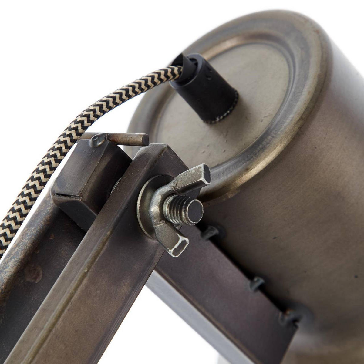 TISCHLEUCHTE Hardwork 99037/46 - Schwarz, Metall (37/18/48cm) - Brilliant