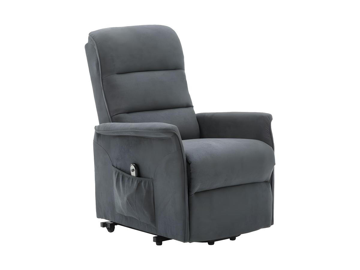 RELAXSESSEL Fernsehsessel elektrisch - Stoff - Anthrazit - CAPUCINE - Anthrazit, Textil (94/100/73cm) - Vente-Unique