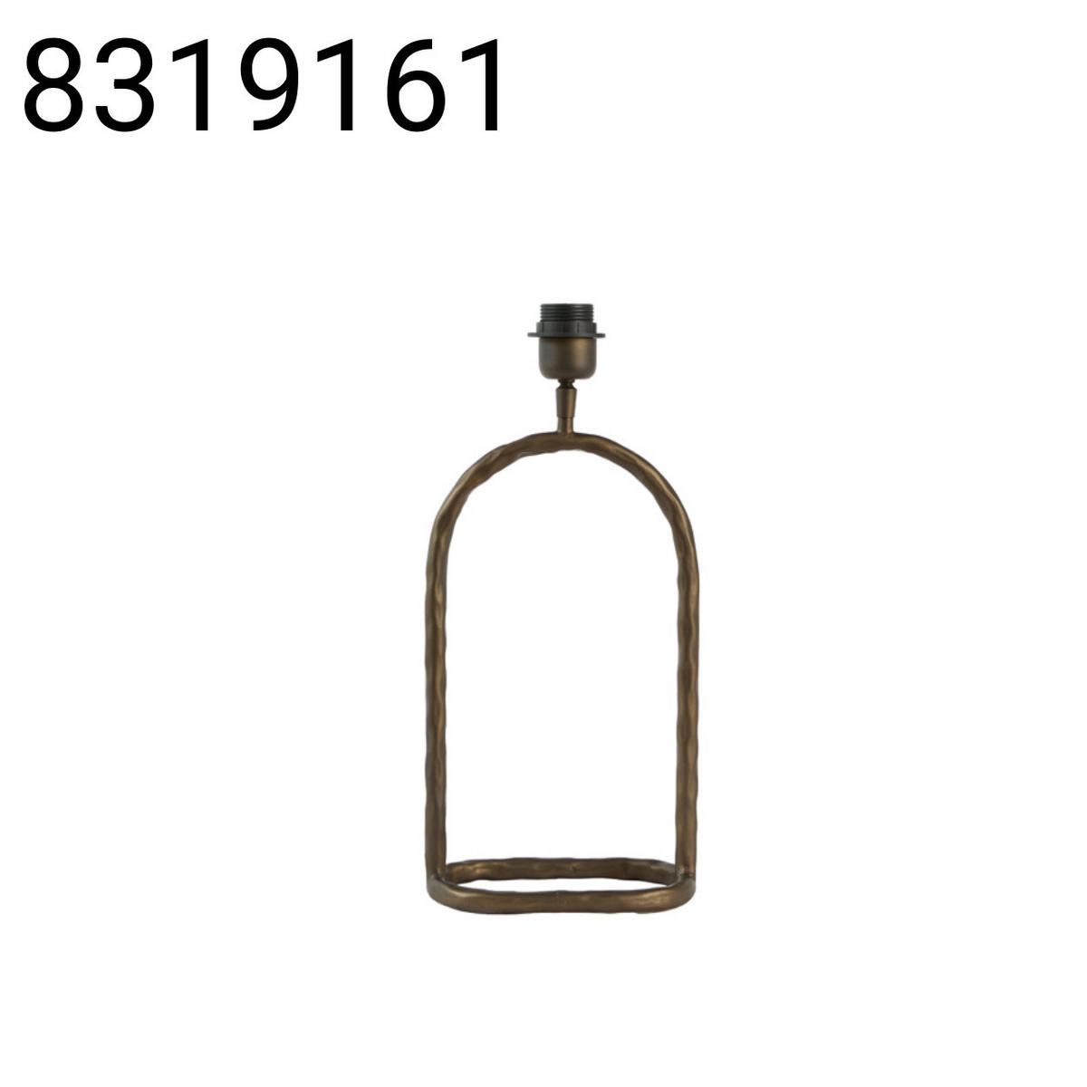 LAMPENFUSS Eliora - Braun - 20.5/12.5/39 cm - Braun, Metall (20.5/12.5/39cm) - Light & Living