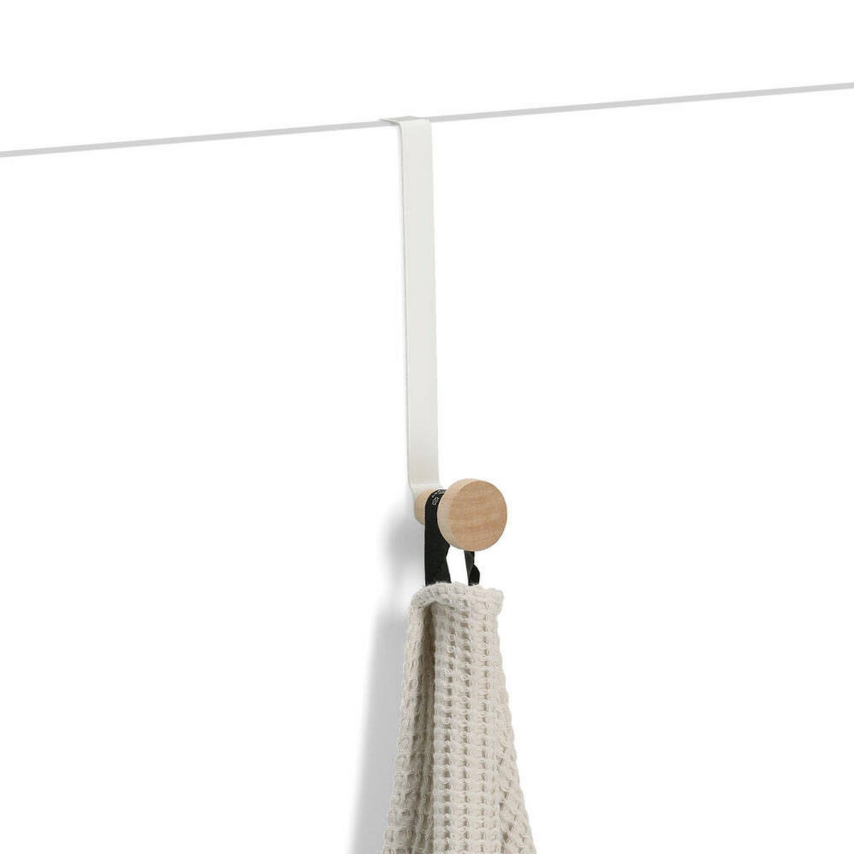 TÜRHAKEN Metall 2er-Set - Weiß, Metall (8/18/3cm)