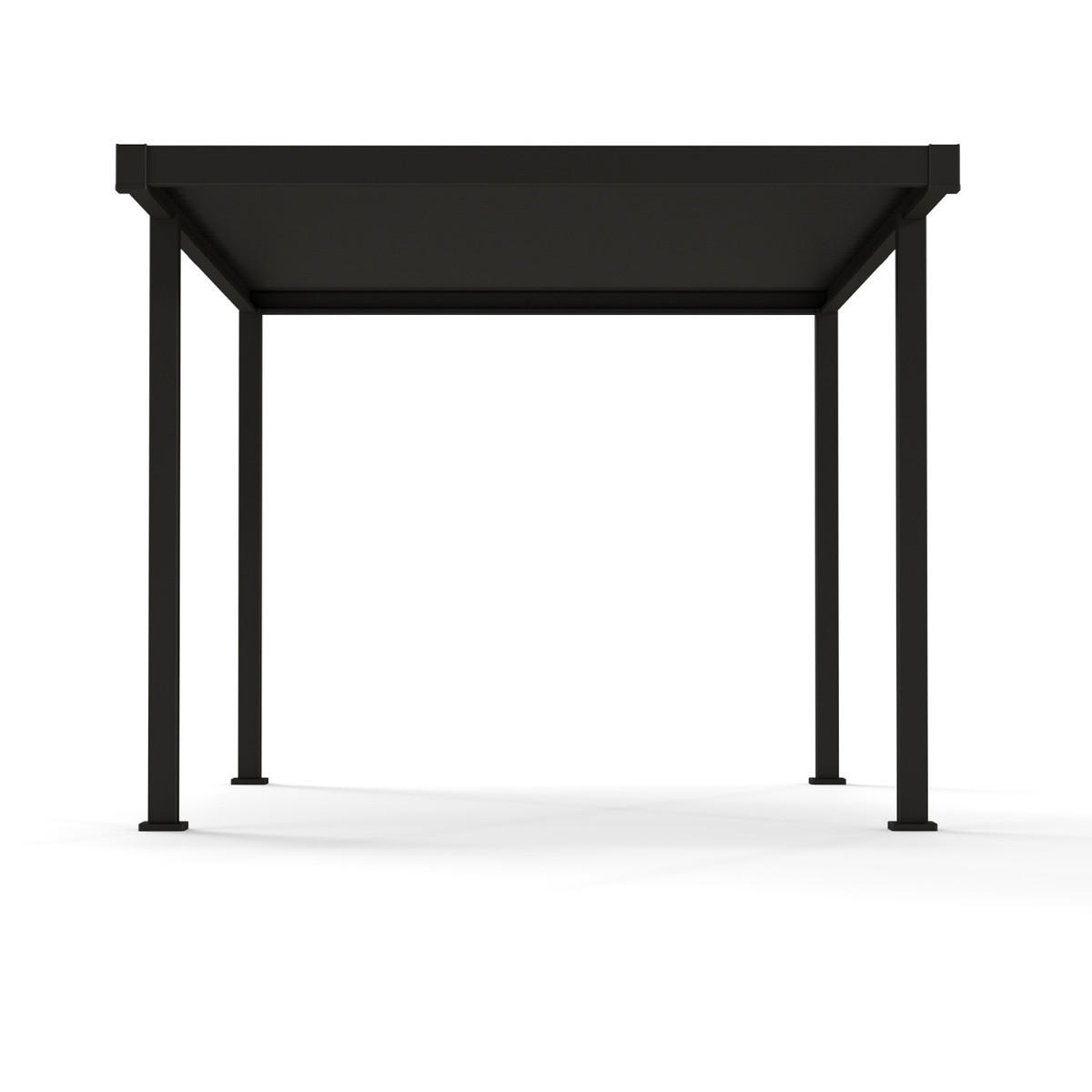 CARPORT Mirador 111 Classic Anthrazit freistehend 3 x 5 m verstellbares Lamellendach - Anthrazit, Kunststoff (80/175/120cm) - Green Spirit