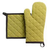 SET AUS TOPFLAPPEN/TOPFHANDSCHUHEN AUS RECYCELTEM MATERIAL Grace khaki 15 x 32 cm - Grün, Textil (15/32cm) - Winkler