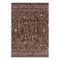 KURZFLOR-TEPPICH April 2292 Braun 120x170 cm - Braun, Textil (120/170cm) - carpet city