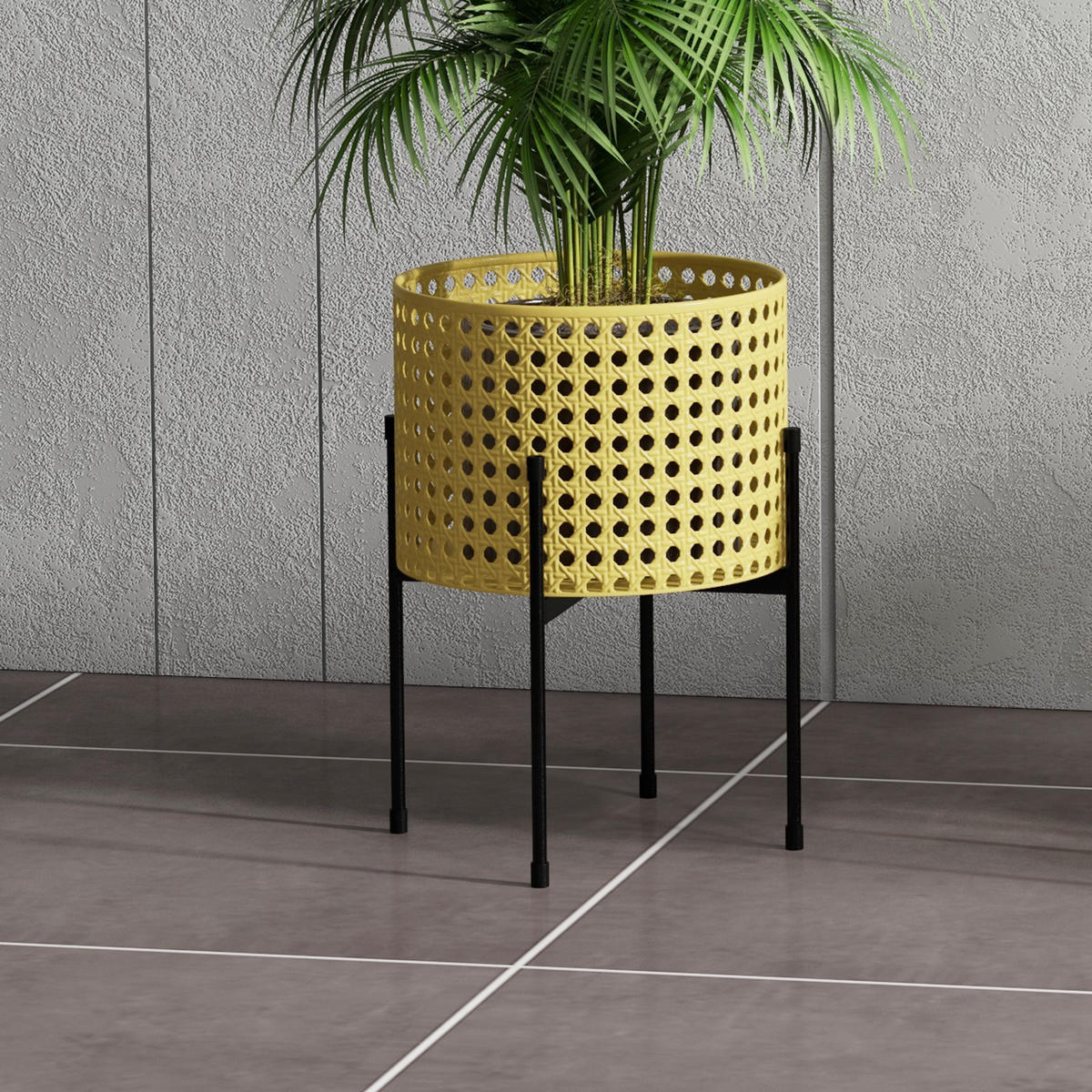 PFLANZENSTÄNDER , Stahl, Gold - Goldfarben, Metall (40cm) - Outsunny
