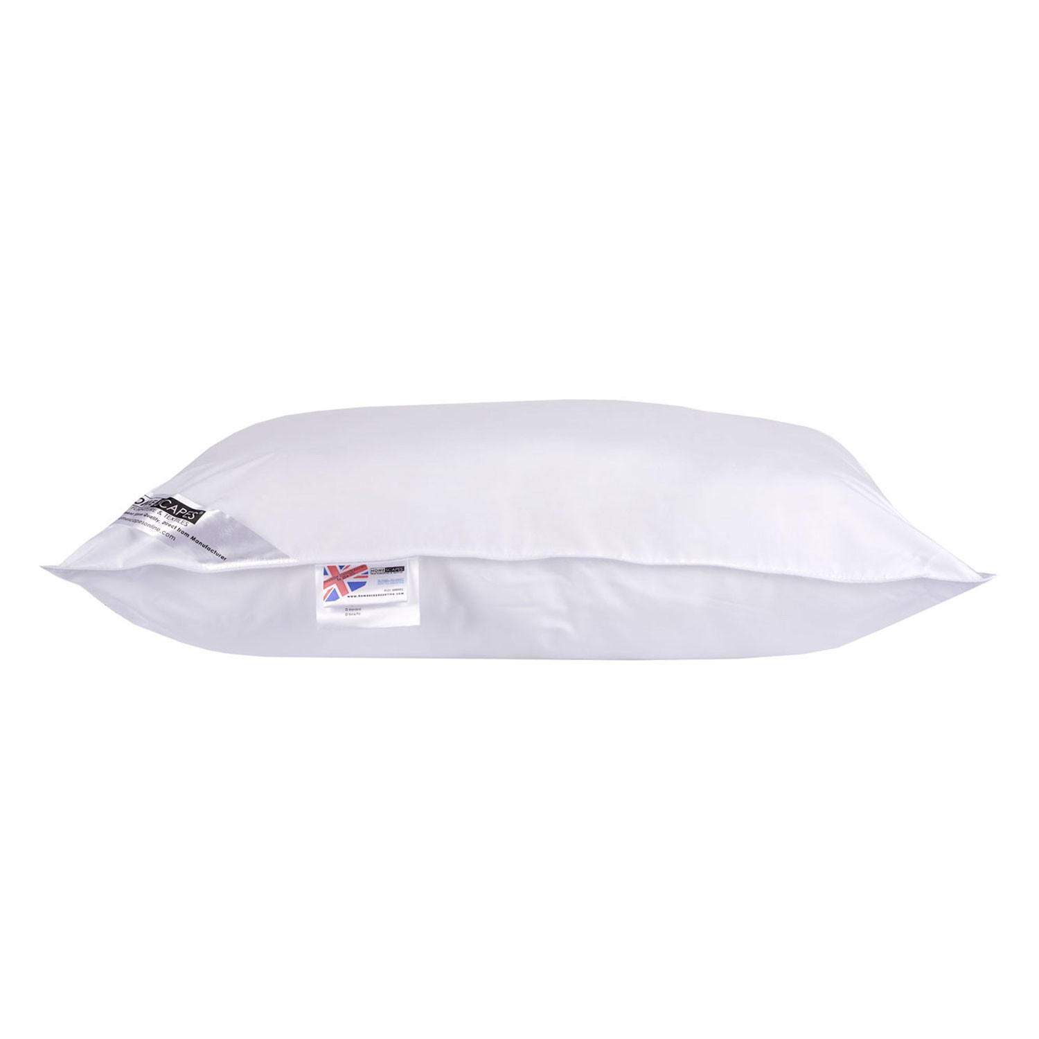 MUSIK-KISSEN mittelweich mit Lautsprecher, Super-Mikrofaser 48/74 cm - Weiß, Textil (48/74cm) - Homescapes