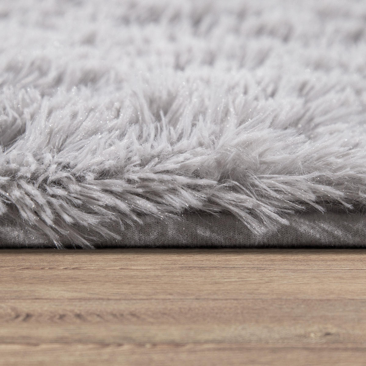 HOCHFLORTEPPICH 80/150 cm Silky 591 - Silberfarben, Textil (80/150cm) - Paco Home