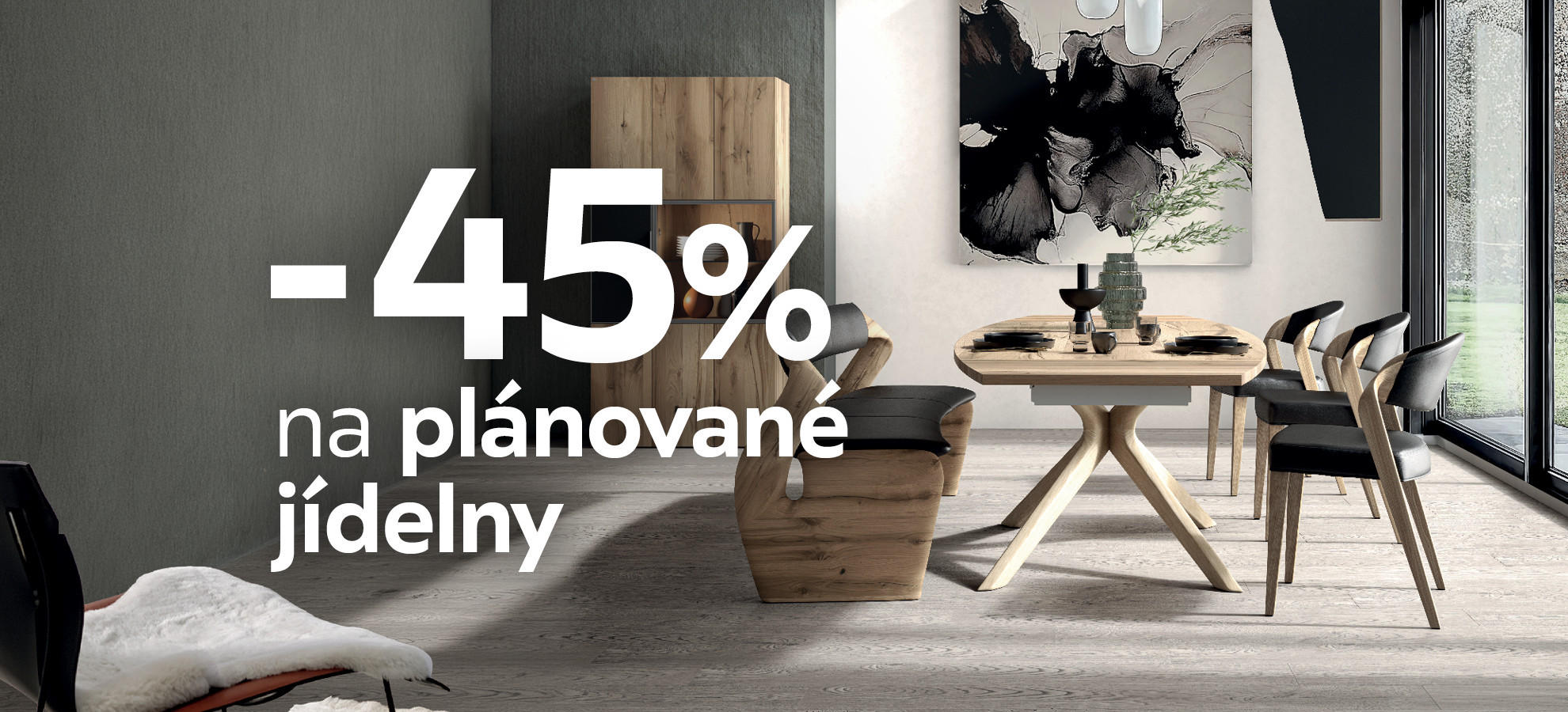 -45 % na plánované jídelny