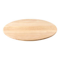 DREHPLATTE, Gummibaumholz, Ø 35 cm - Braun, Holz (36/4/36cm) - Continenta