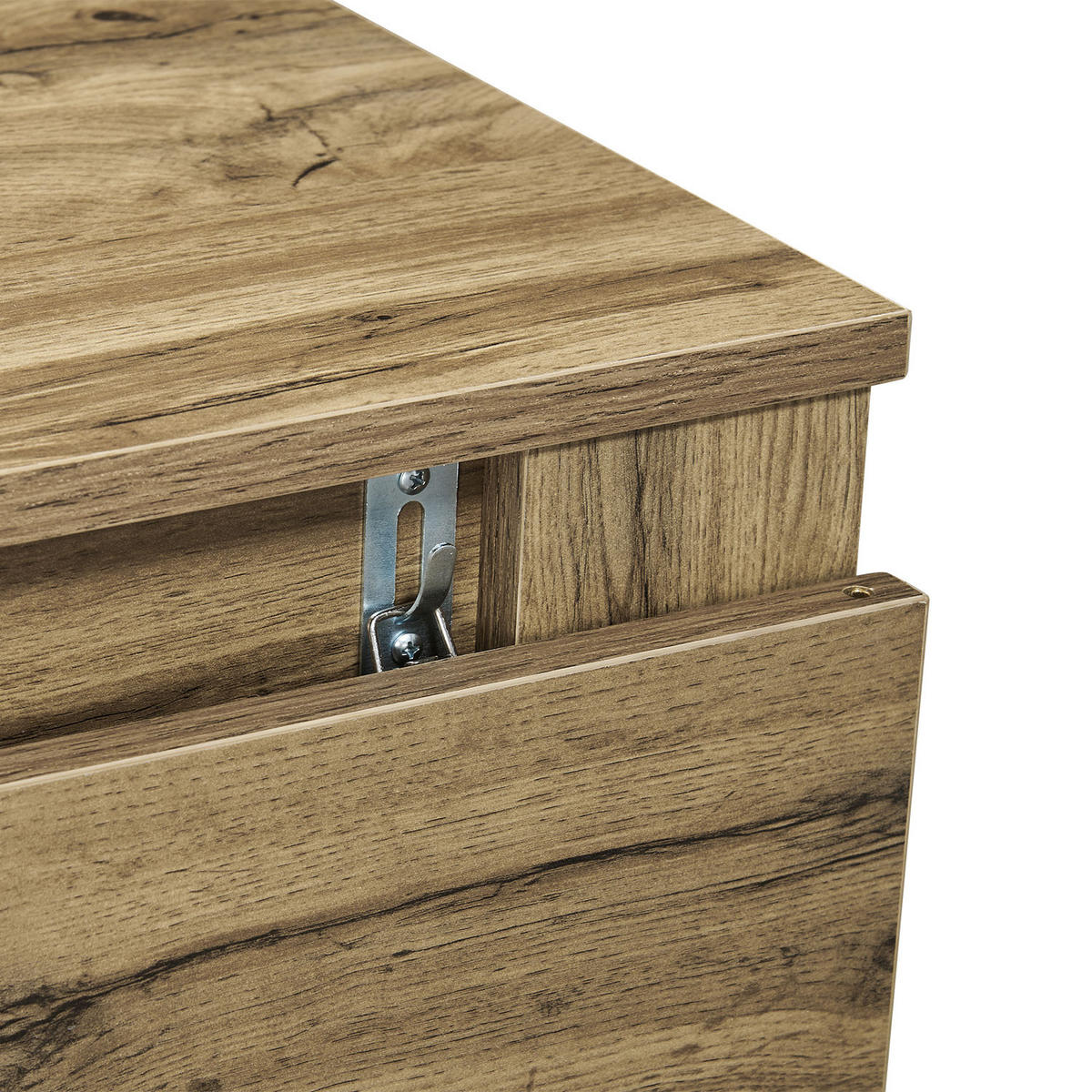 ESSTISCH LIVIUS 80-120/60/74 cm - Eiche Artisan, Holzwerkstoff (80/60/74cm) - B&D Home
