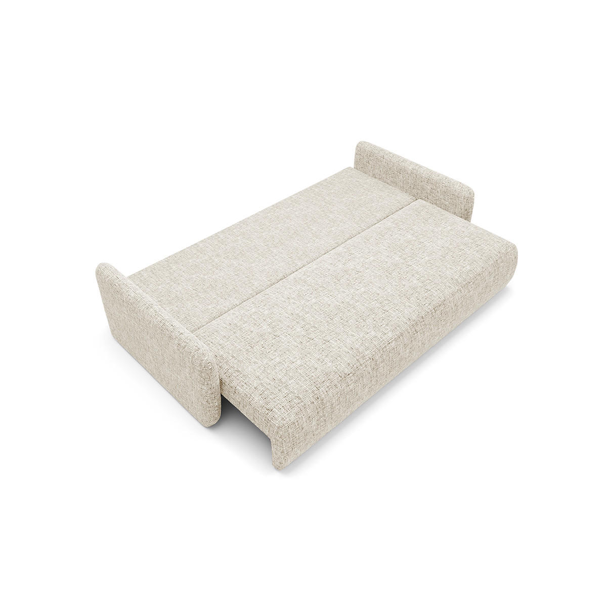 SOFA Lazare 3 Sitzplätze Weiß - Weiß, Holz (217/86/102cm) - Petits-meubles