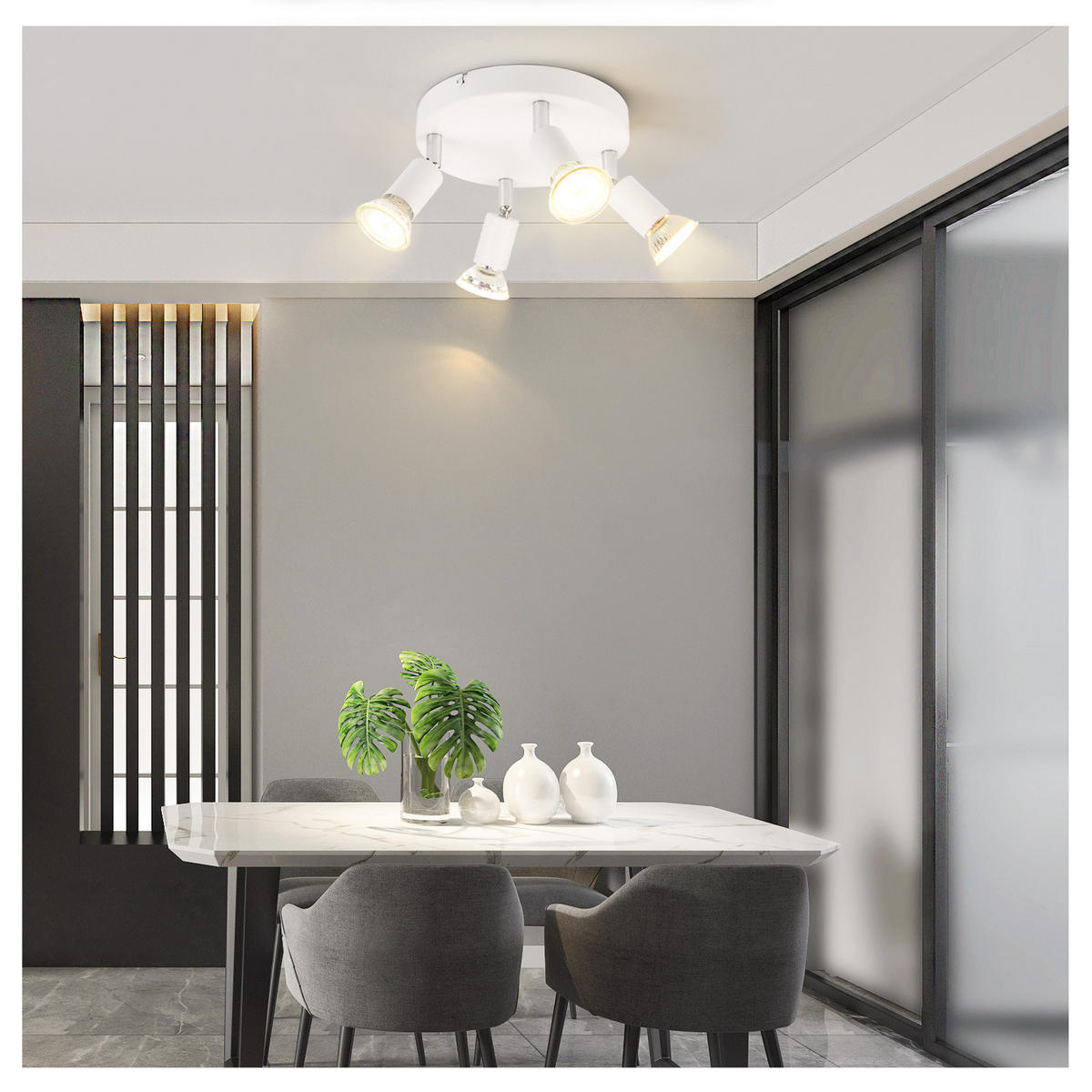 STRAHLER Nyrzexk 15/8/15 cm - Weiß, Metall (15/15/8cm) - ZMH