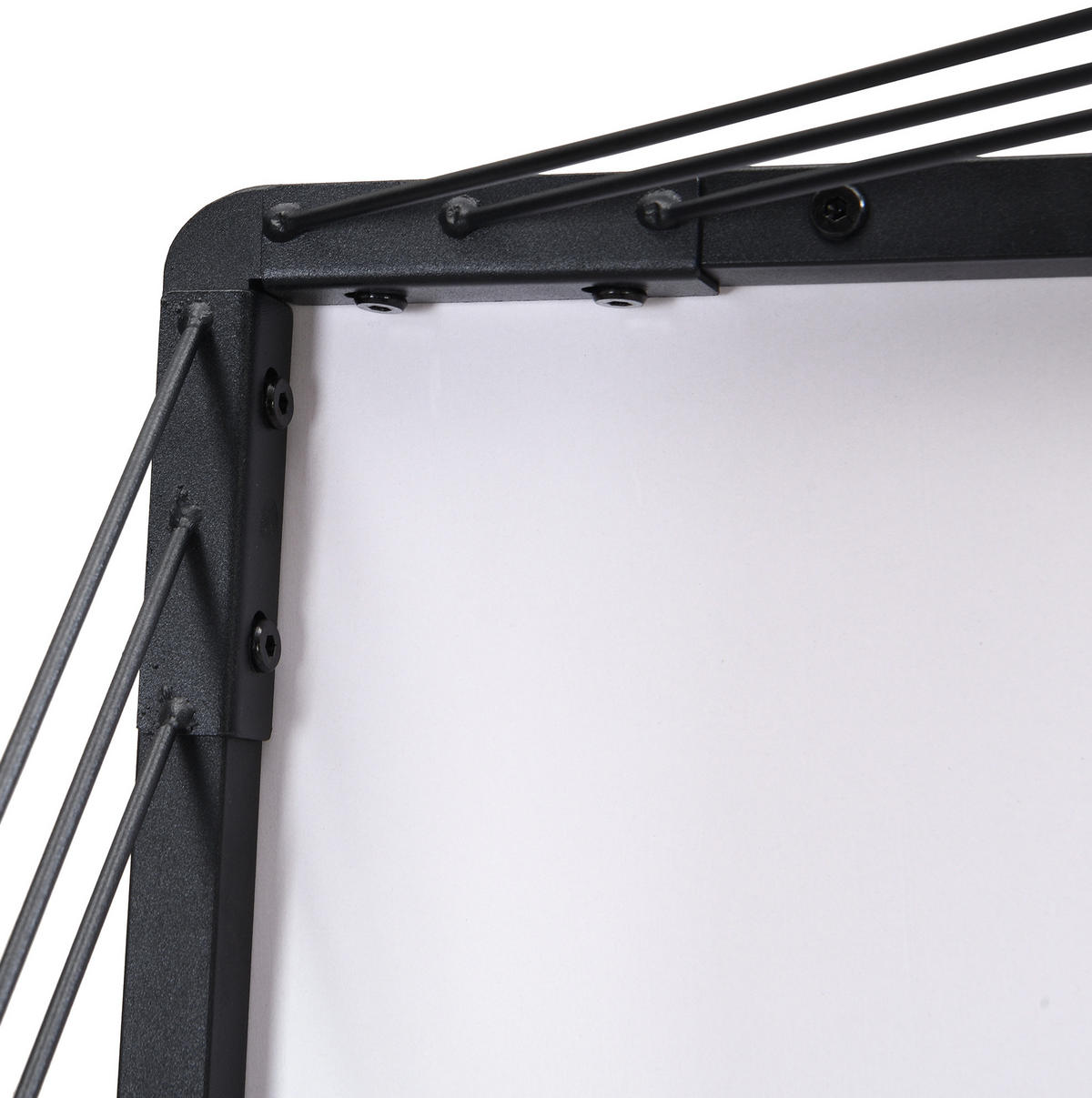 COUCHTISCH 60/60/45 cm & 45/45/40 cm hochglänzende Marmoroptik 2er-Set - Schwarz, Holzwerkstoff (60/60/45cm) - OKWISH