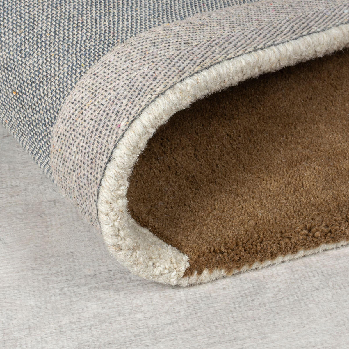 TEPPICH aus Wolle AIRE in Natur, abstrakt, 200 x 290 cm - Beige, Textil (200/290cm) - KADIMA DESIGN