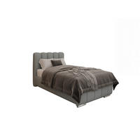 POLSTERBETT Zaira 90x200cm – Elegantes Polsterbett für modernen Wohnstil , ohne matratze, Blaugrau - Blaugrau, Holz (90/200cm) - Panda Möbel
