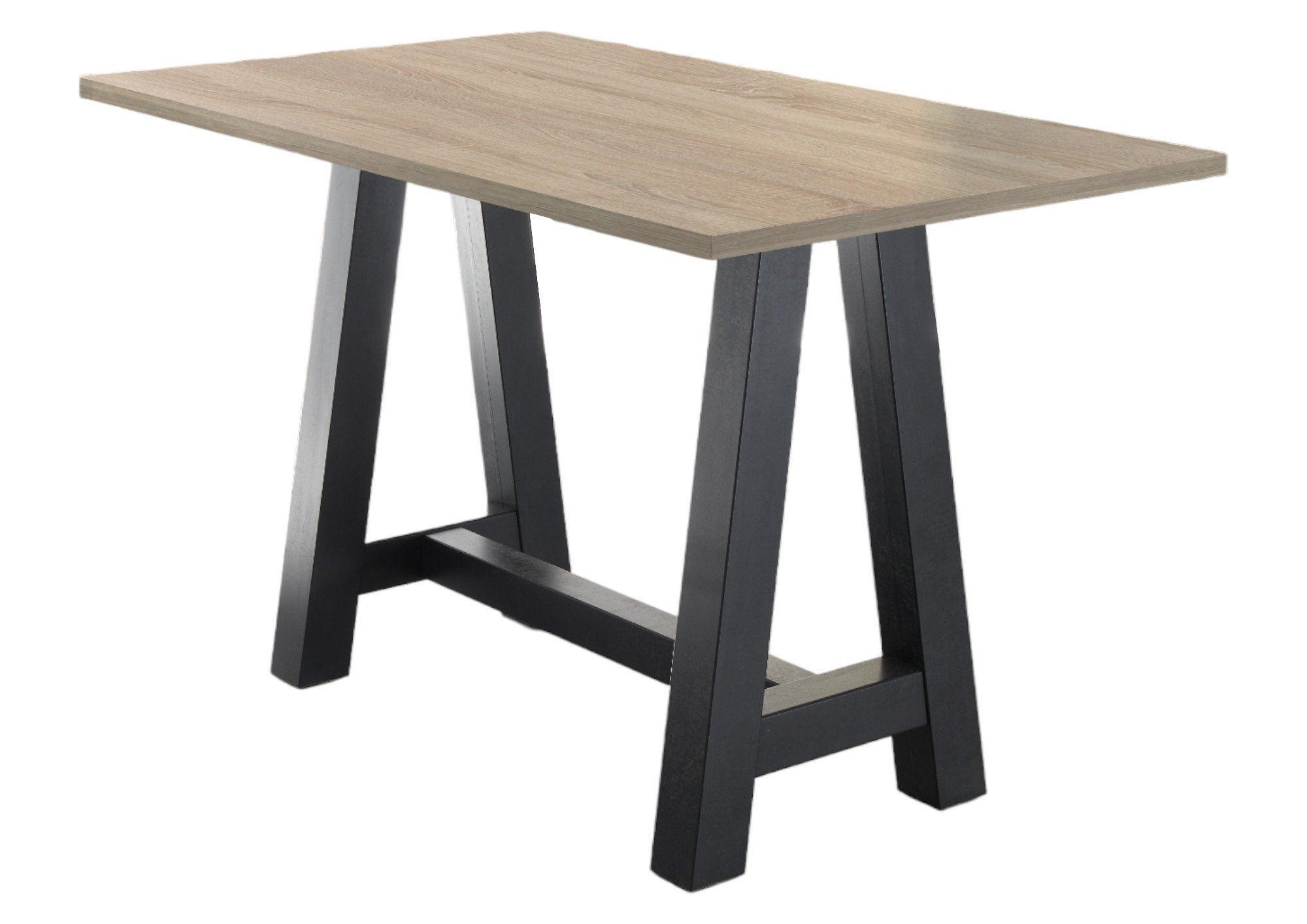 STEHTISCH Essa 1 120x70x105 aus Holzwerkstoff Eiche Sägerau - Graubraun, Holz (70/105/120cm) - 58aufmkessel