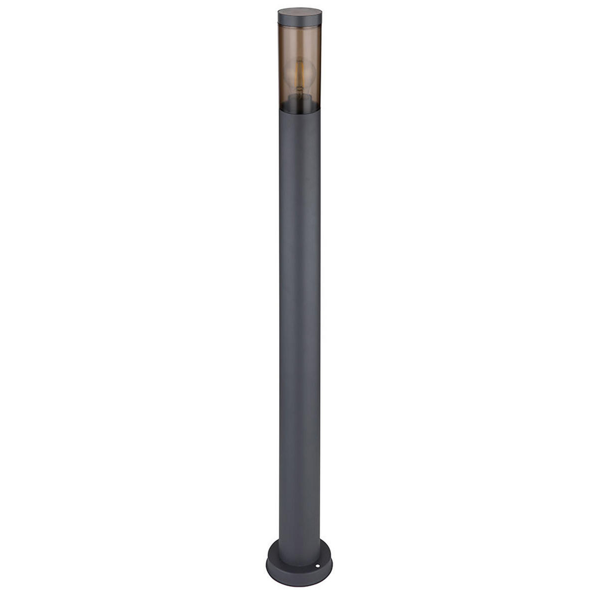 LED STEHLEUCHTE Boston Anthrazit Edelstahl - Anthrazit, Metall (12.7/12.7/110cm) - Globo Lighting