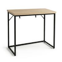 KONSOLENTISCH ORIGO 90 cm Sonoma Eiche - Schwarz/Sonoma Eiche, Holzwerkstoff (35/90/75cm) - Akord