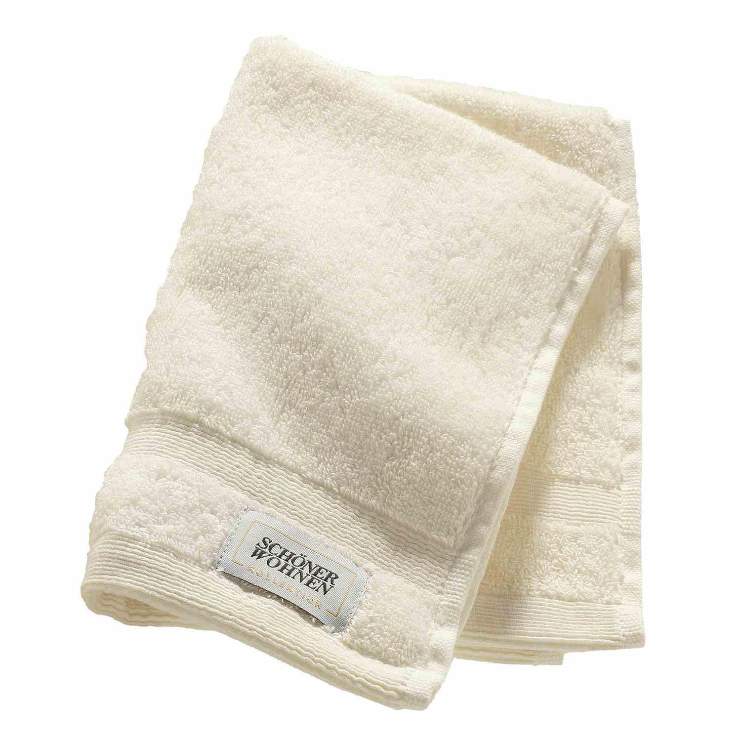 GÄSTETUCH Cuddly Weiß  - Weiß, Basics, Textil (30/50cm) - Schöner Wohnen