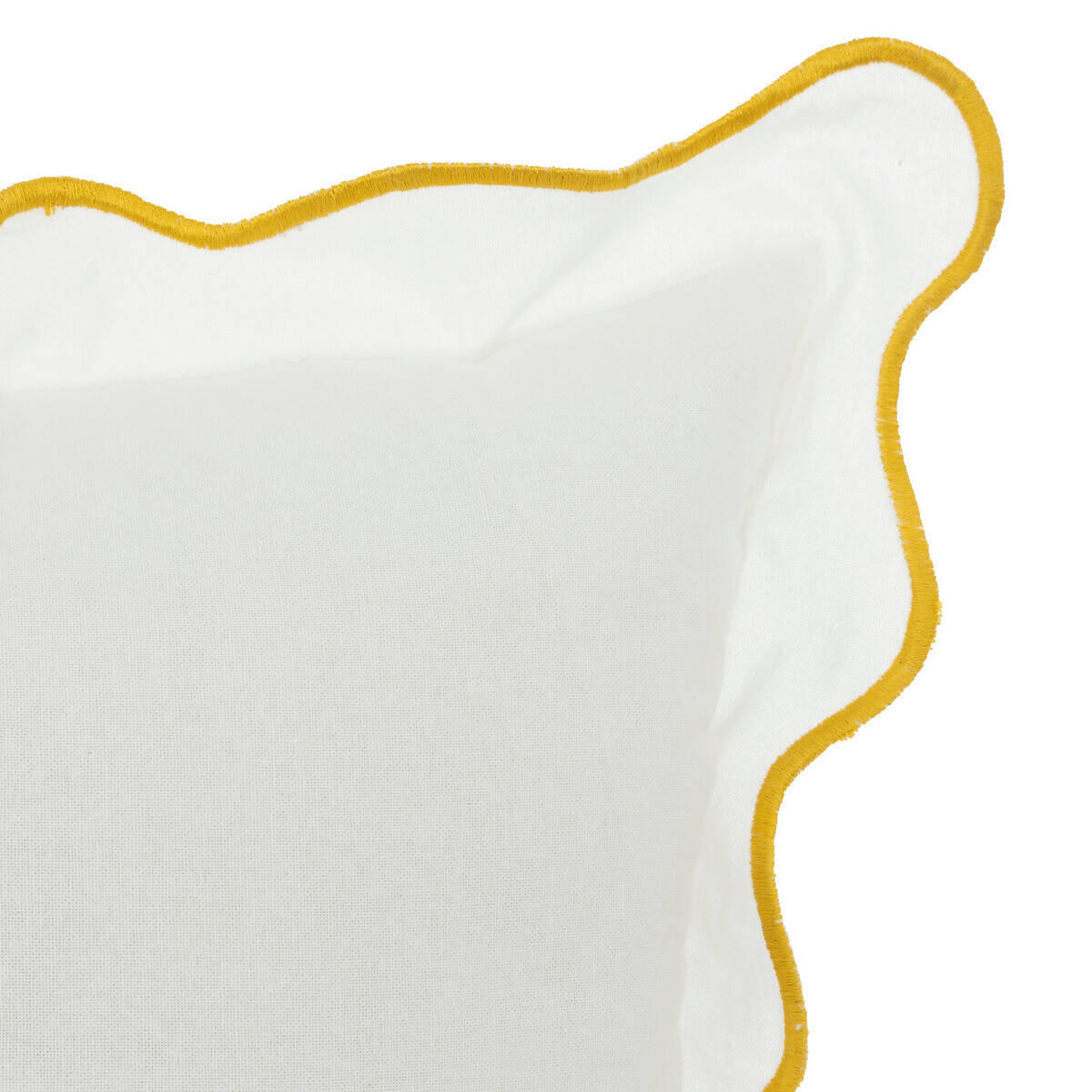 ZIERKISSEN Biskwit 50/50 cm - Weiß, Textil (10/50cm) - Atmosphera Createur d´interieur