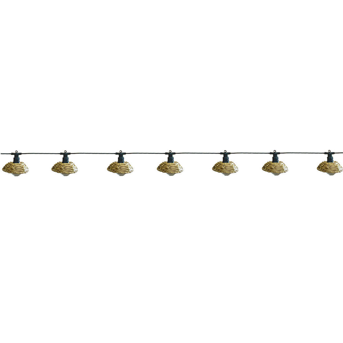 LICHTERKETTE COTTAGE beige - Beige, Kunststoff (570cm) - Lumisky