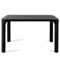 GARTENTISCH LEOPSI, Anthrazit - Anthrazit, Kunststoff (80/120/72cm) - KONSIMO®