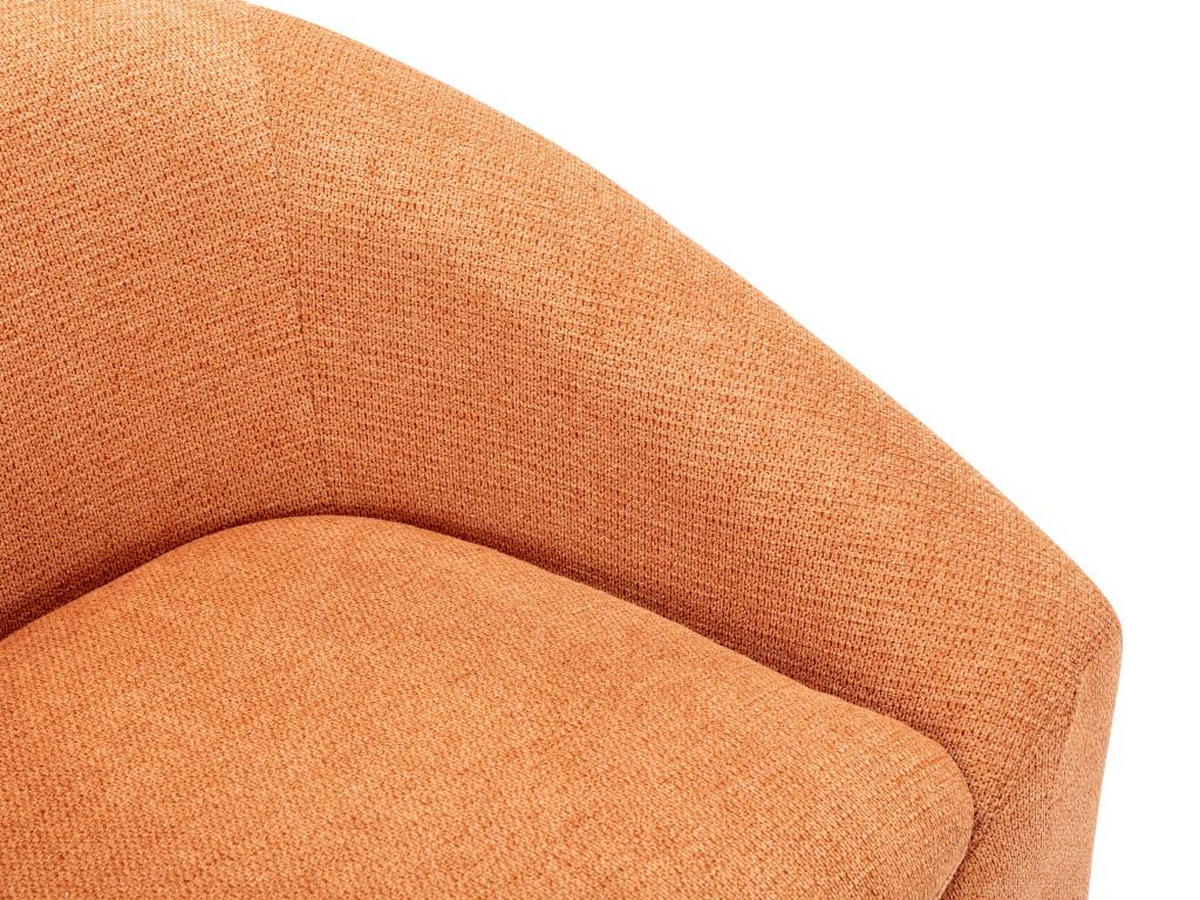 SESSEL - Stoff - Terracotta - OSSANA - Braun, Textil (74/74/83cm) - Vente-Unique