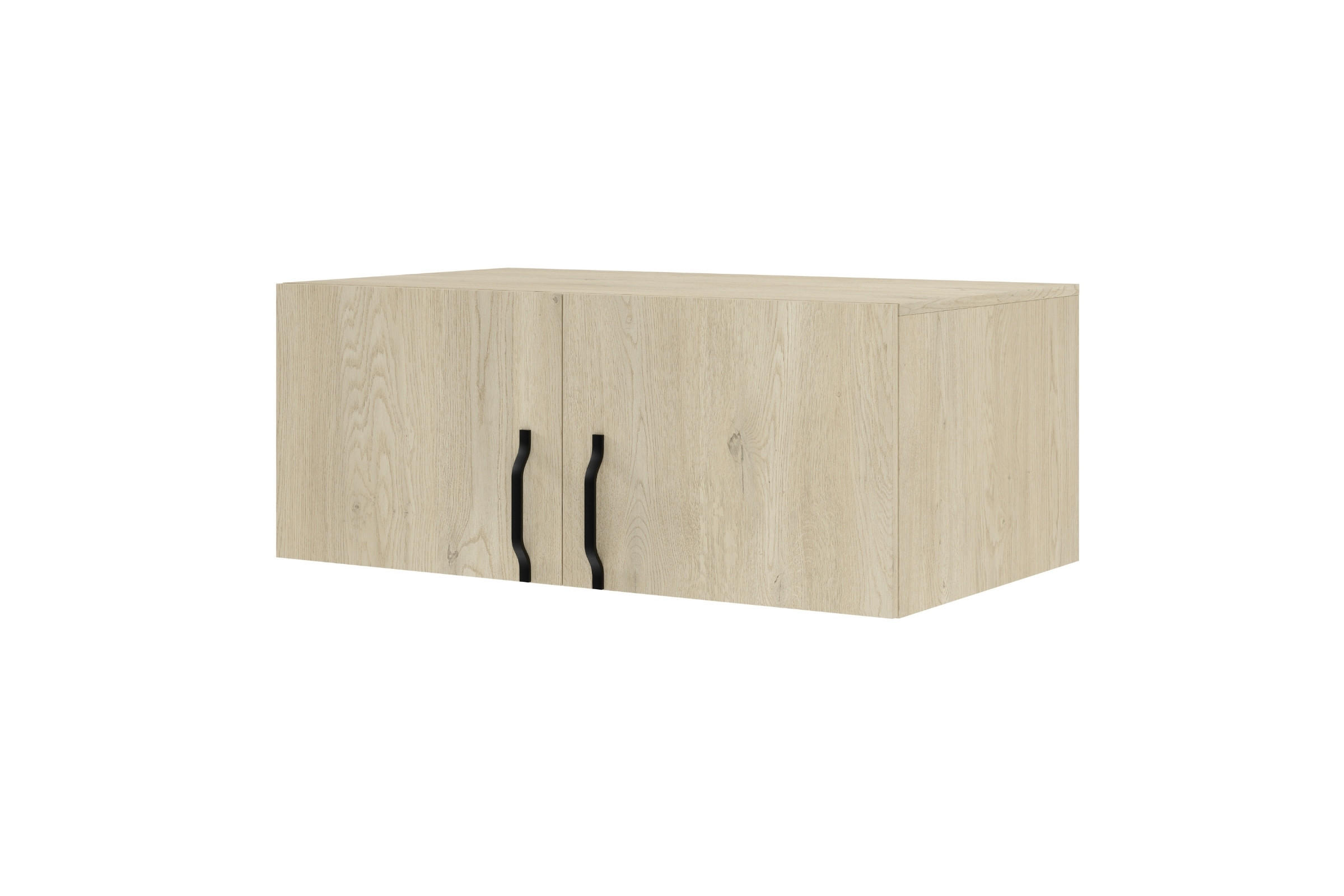 Deine Möbel 24 Aufsatzschrank Eiche 100x40x61 cm