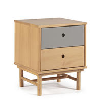 NACHTTISCH Magnus 2 Schubladen - Eichefarben, Holz (40/52/40cm) - VS Venta-stock