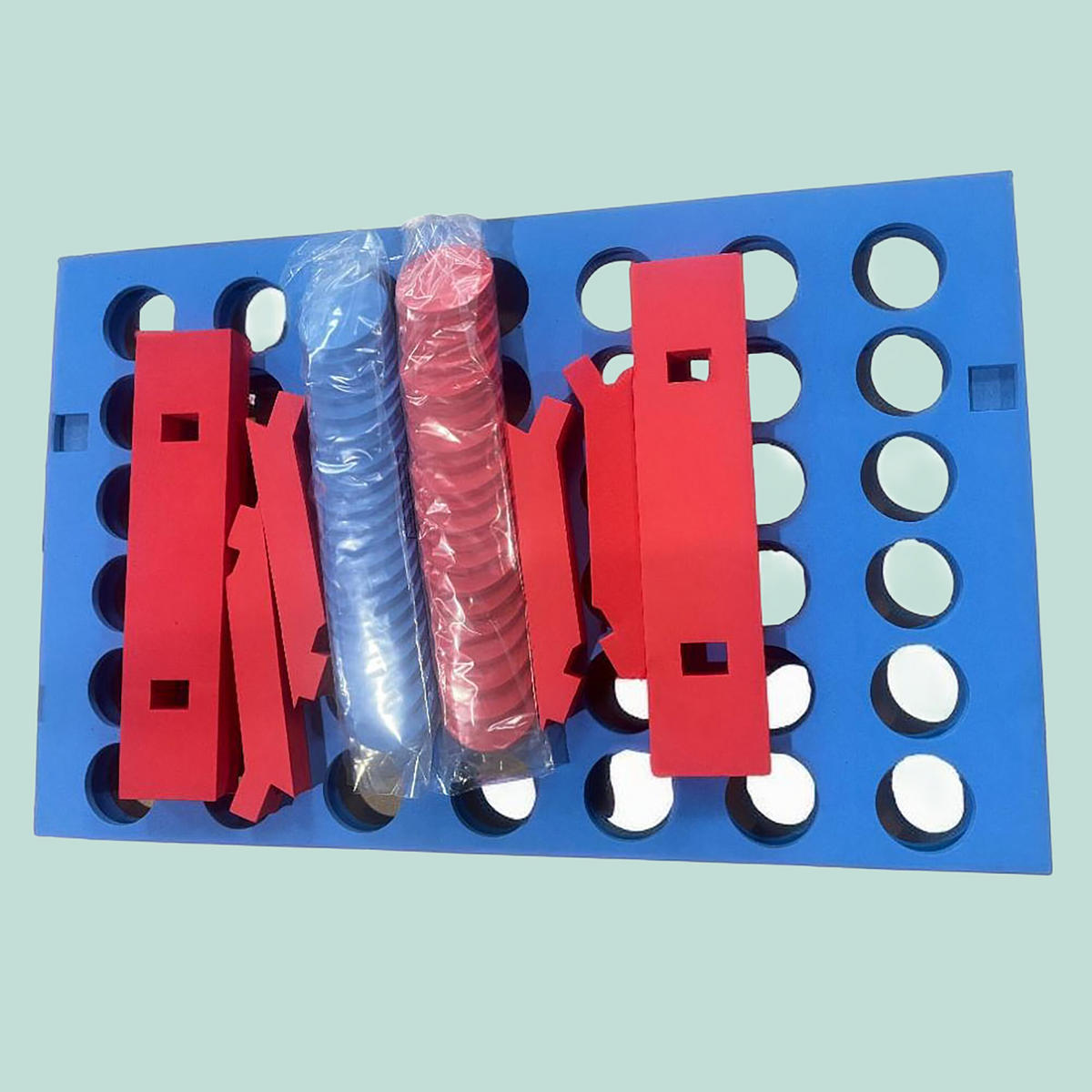 ŠTYRI v rade - viacfarebná, textil (73/49/33cm) - Relaxdays