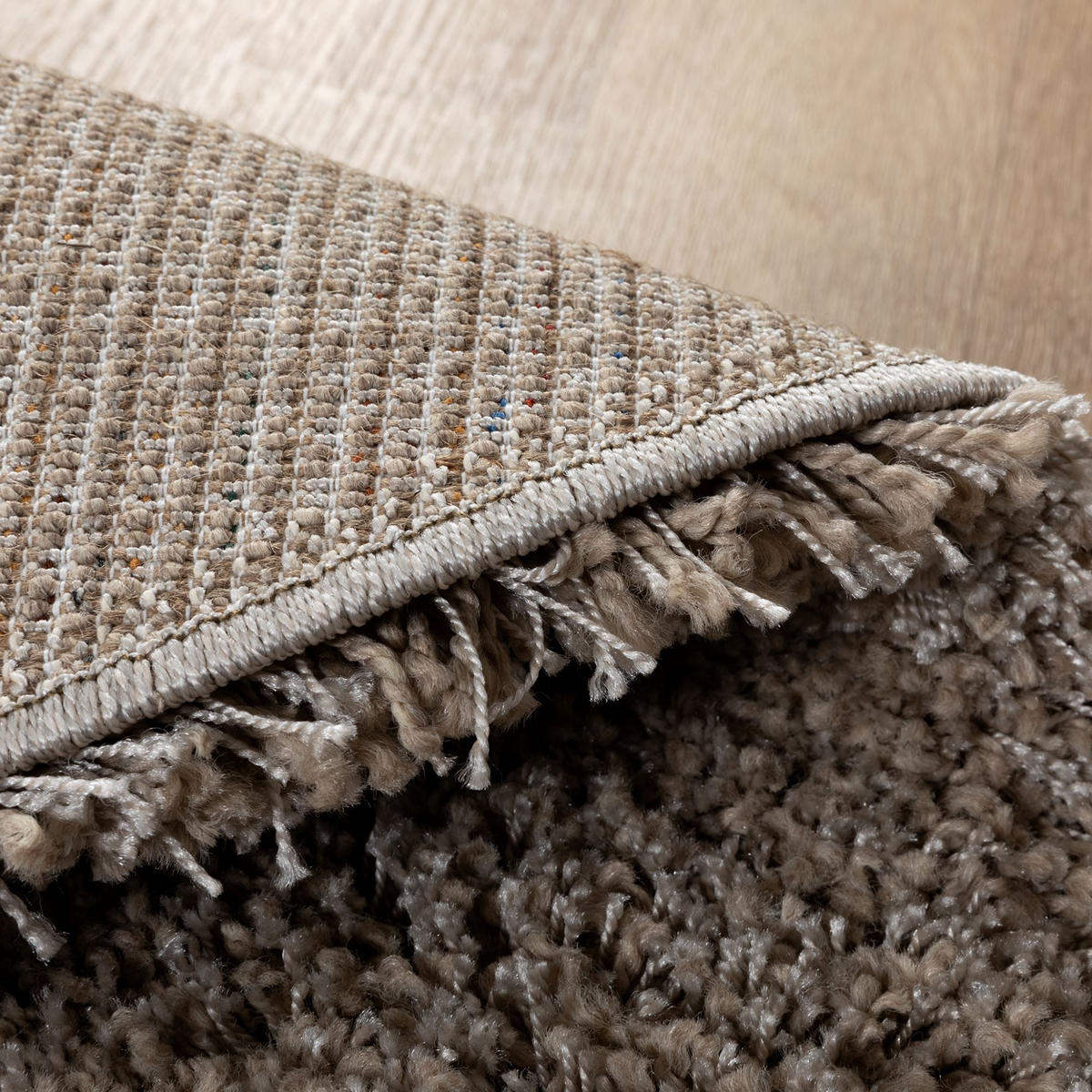 HOCHFLORTEPPICH 200/200 cm Twilight rund - Beige, Textil (200/200cm) - Steffensmeier