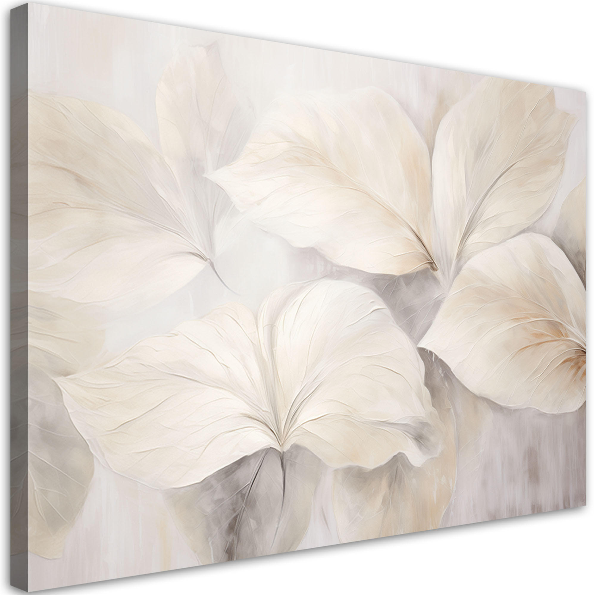 Feeby Leinwandbild Grau 45x30 cm
