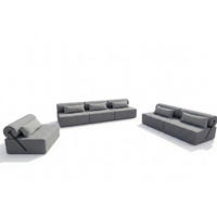GARTENMÖBEL Set BALI - 6 Personen - Wetterfeste Balkonmöbel & Lounge Sofa Außen - Moderne Outdoor Couch für Garten - Patio & Terrasse - Grau - Grau, Kunststoff - Trada