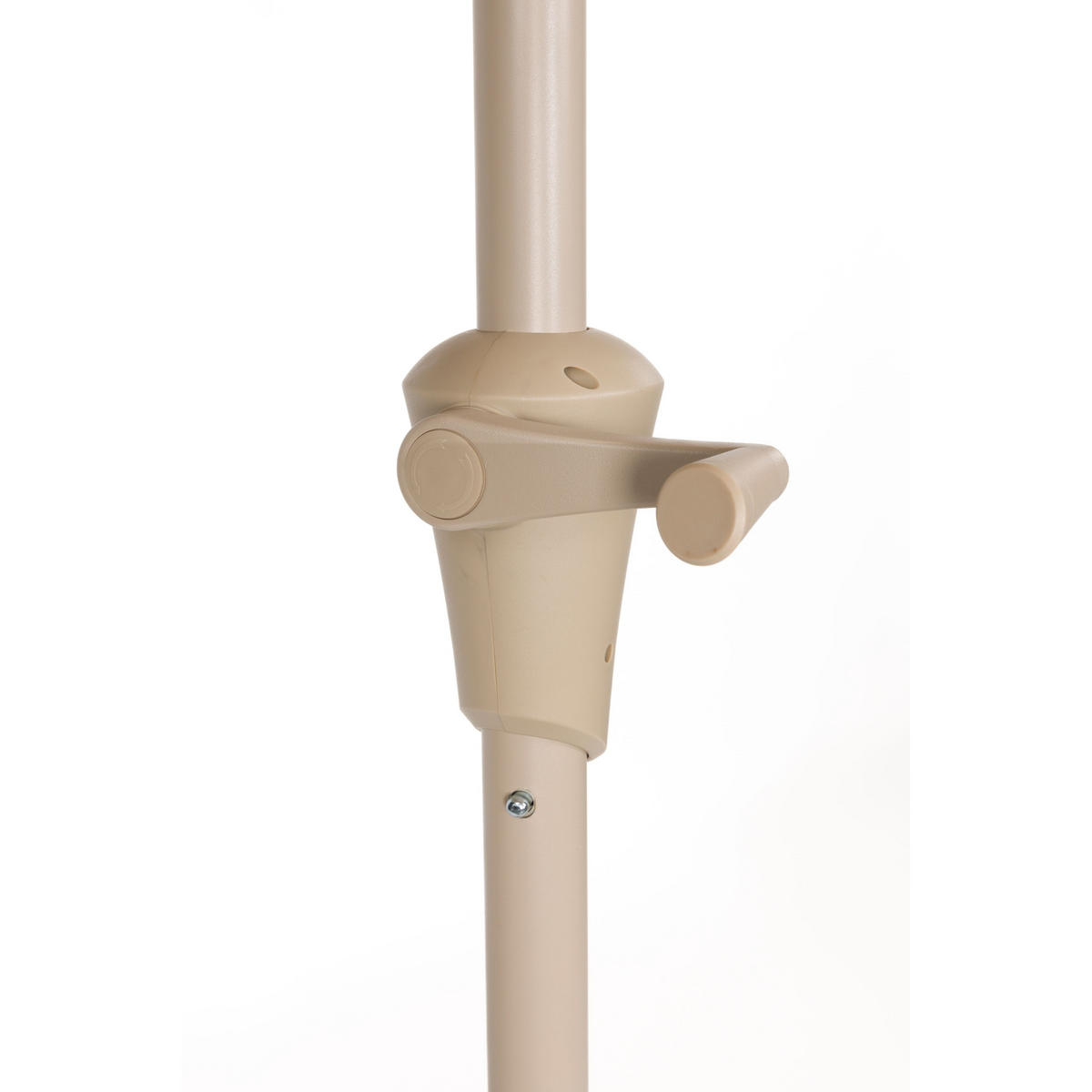 SONNENSCHIRM Sunshine mit Schutzhülle Braun - Beige, Kunststoff (250/250cm) - Zuiver