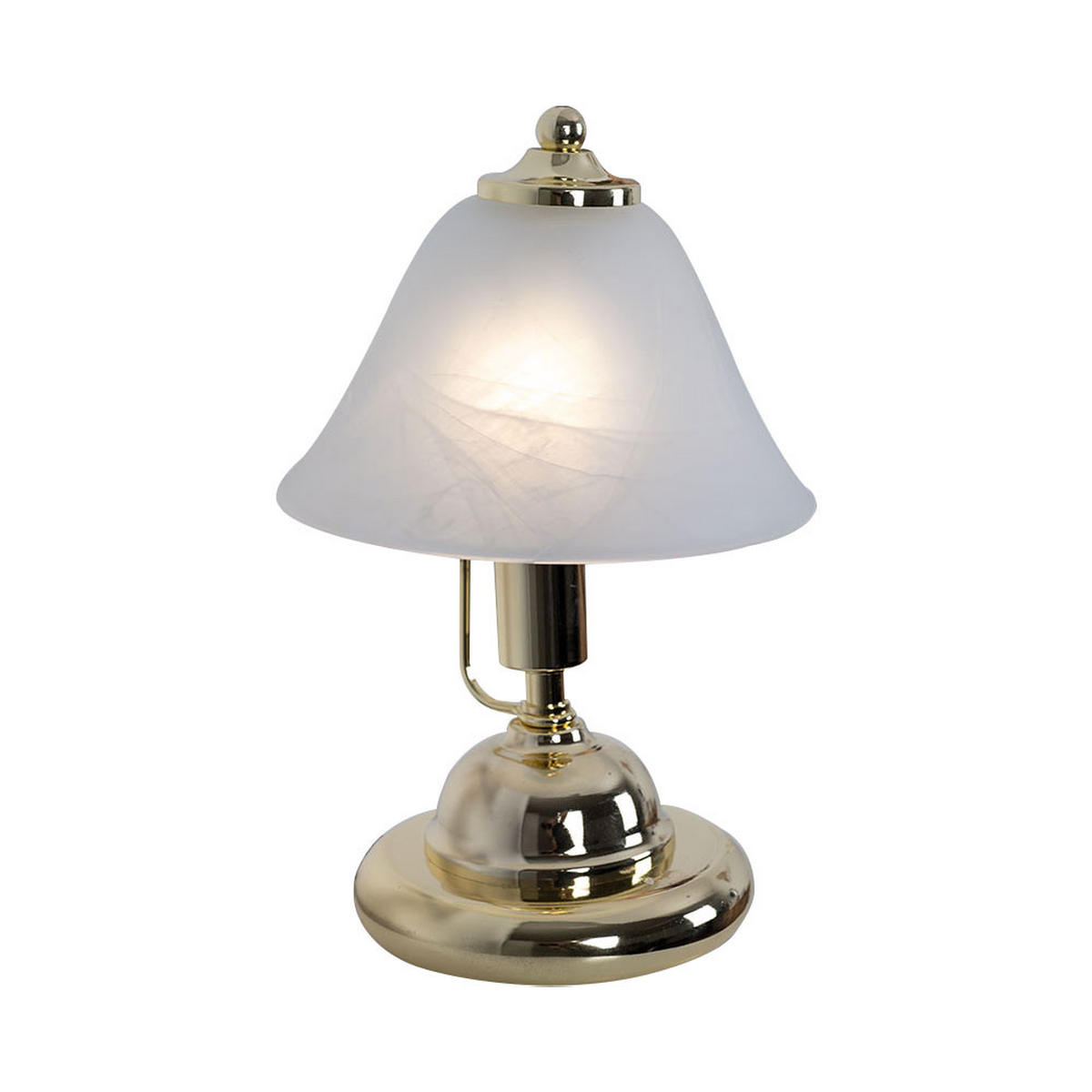 TISCHLEUCHTE Messing Glas Gold - Goldfarben, Glas (17/17/27cm) - Globo Lighting