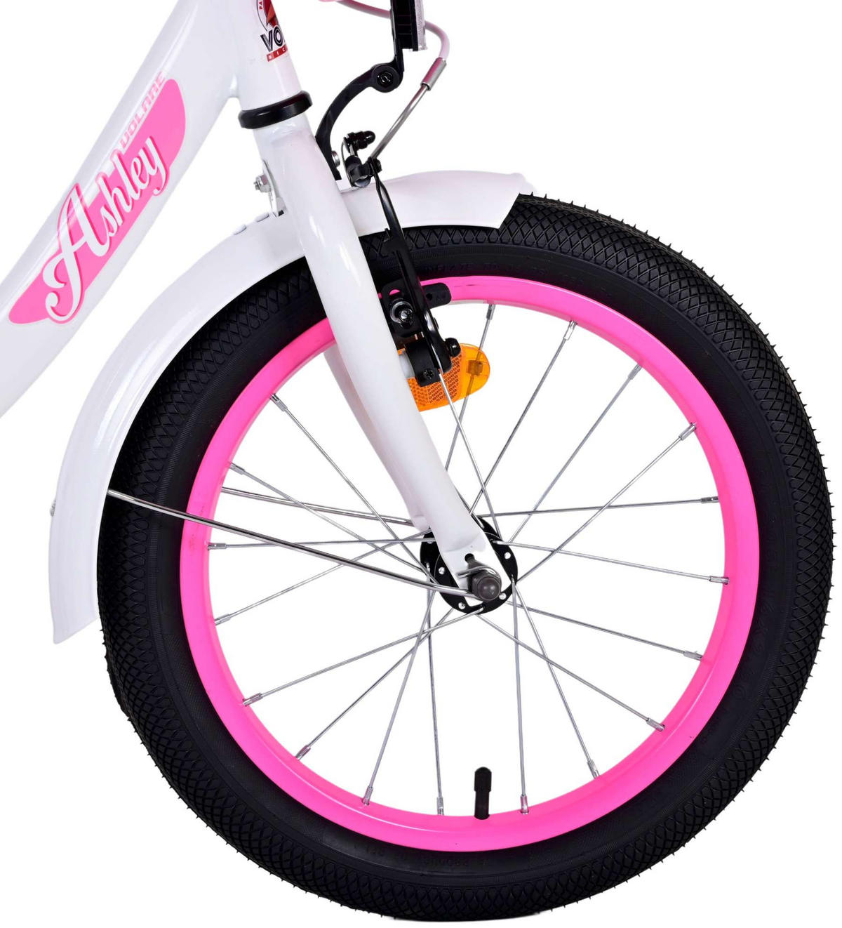 KINDERFAHRRAD Ashley - Mädchen - 16 Zoll - Rücktritt + Handbremse - Weiß - Weiß, Metall (52cm) - TPFSports