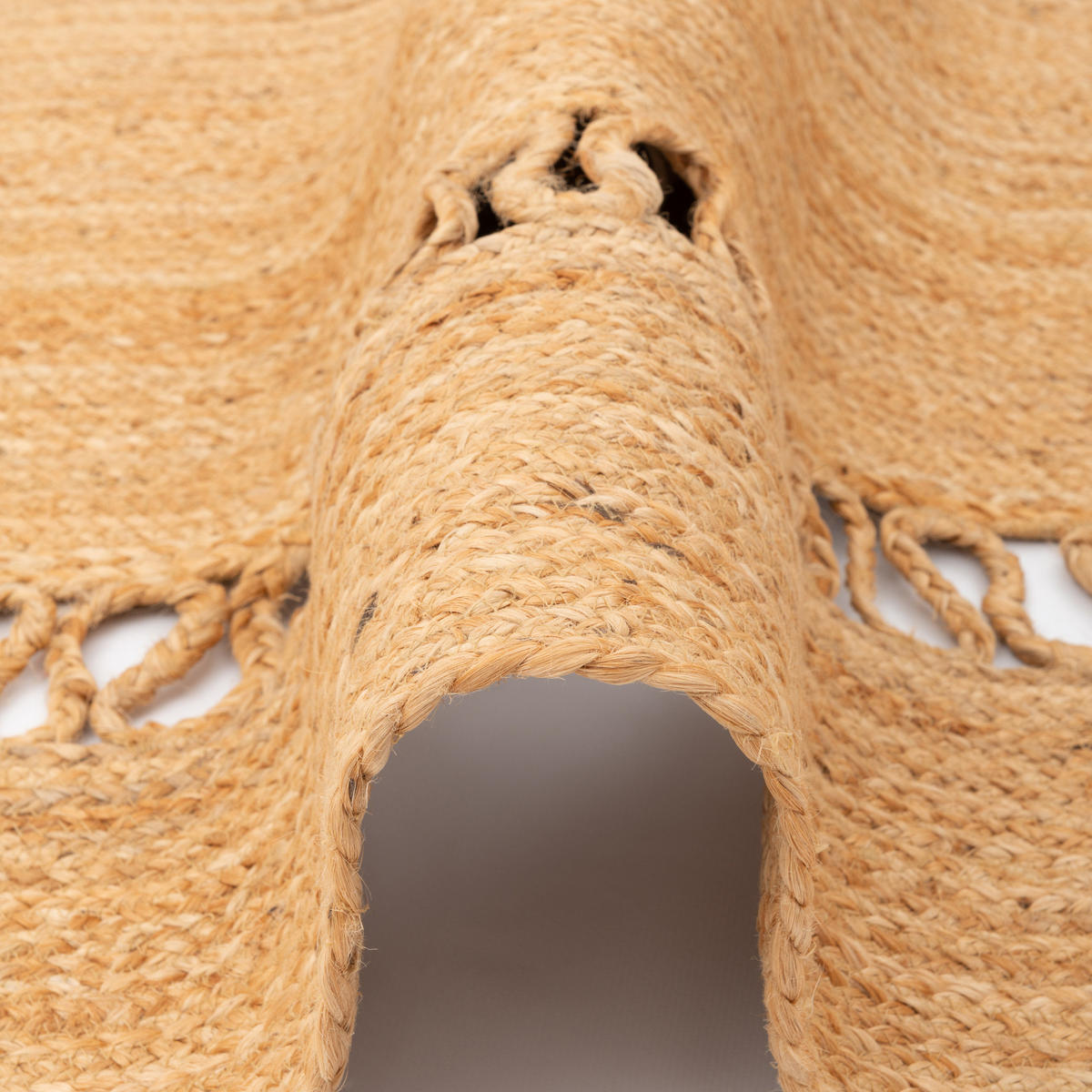 NATURFASER TEPPICH JUTE SALSA MODERN - Beige, Textil (200/300cm) - Pergamon