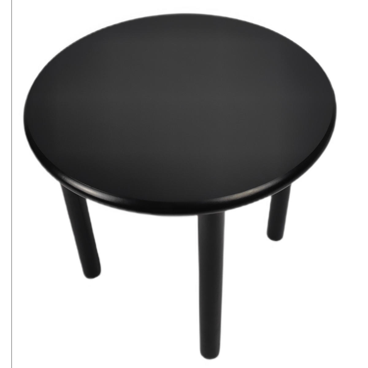 COUCHTISCH Holzoptik Schwarz Rundtisch 45x42 cm - Schwarz, Holzwerkstoff (45/45/42cm) - Begryf