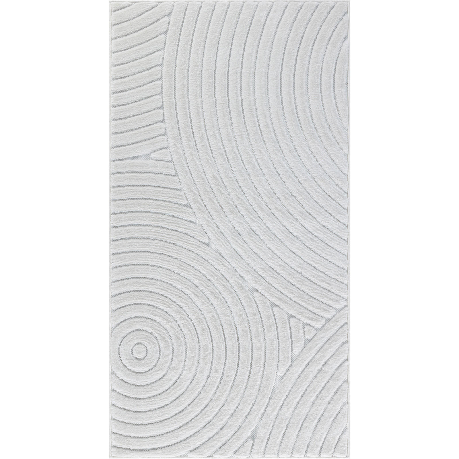 OUTDOORTEPPICH 80/150 cm Weiß - Weiß, Naturmaterialien/Textil (80/150cm) - LIVABLISS