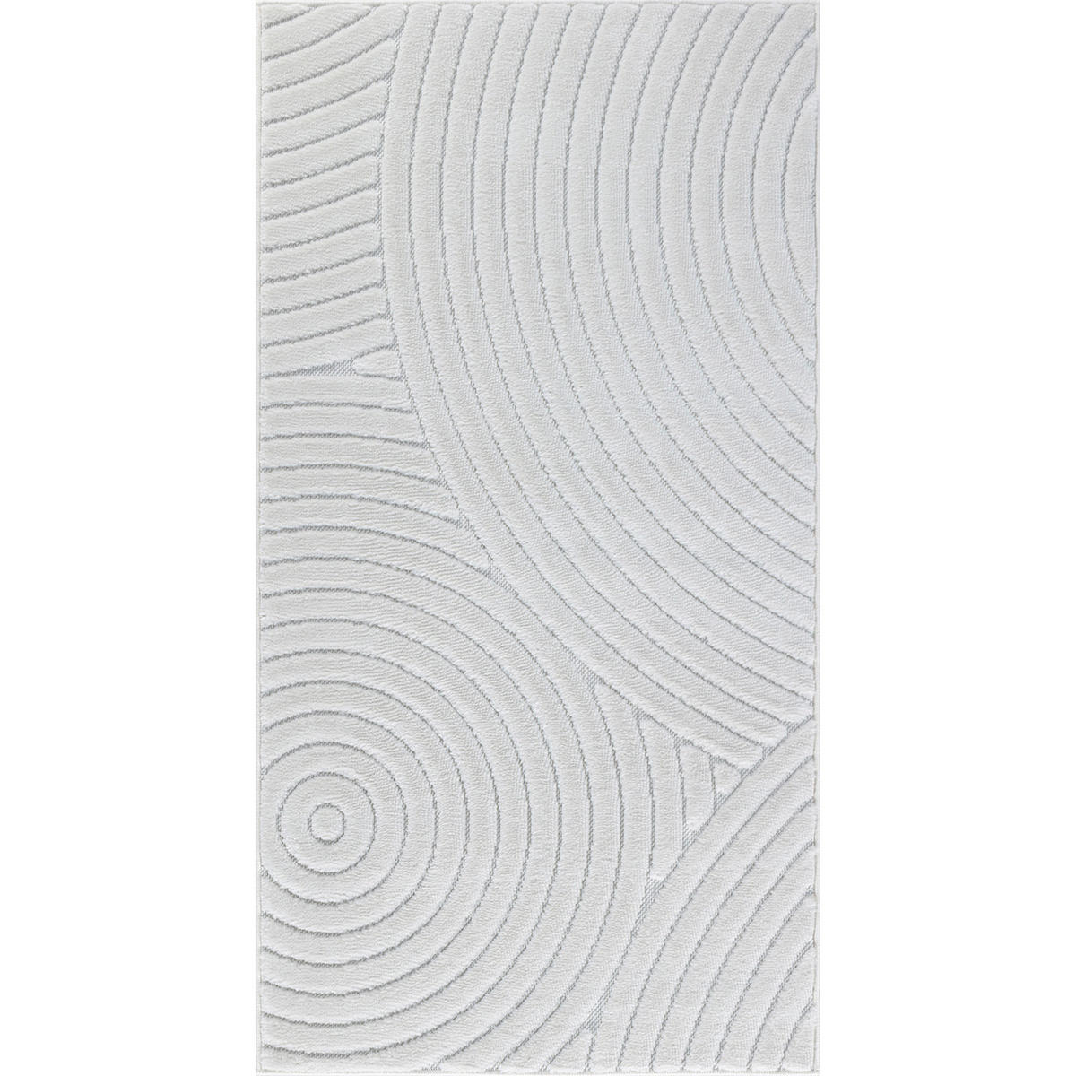 OUTDOORTEPPICH 80/150 cm Weiß - Weiß, Naturmaterialien/Textil (80/150cm) - LIVABLISS