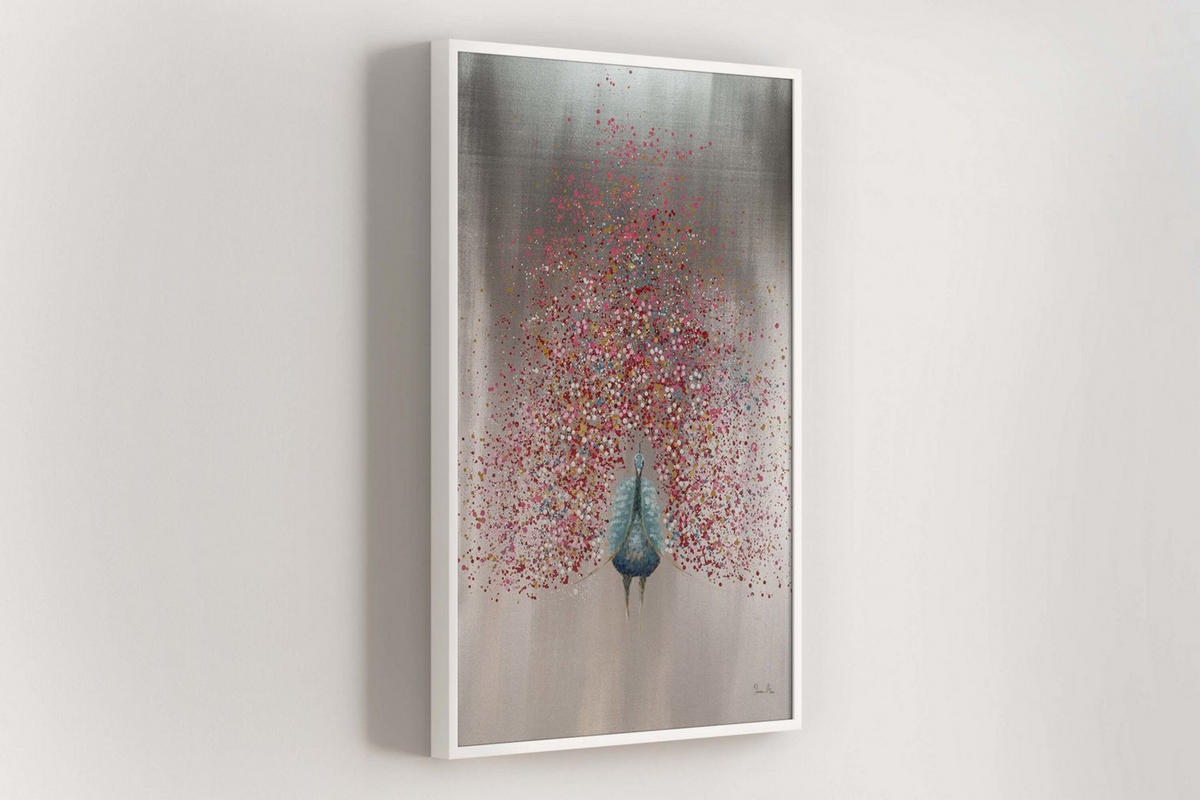 ACRYLBILD HANDGEMALT 80/120 cm - Pink, Holz/Textil (80/120cm) - KUNSTLOFT