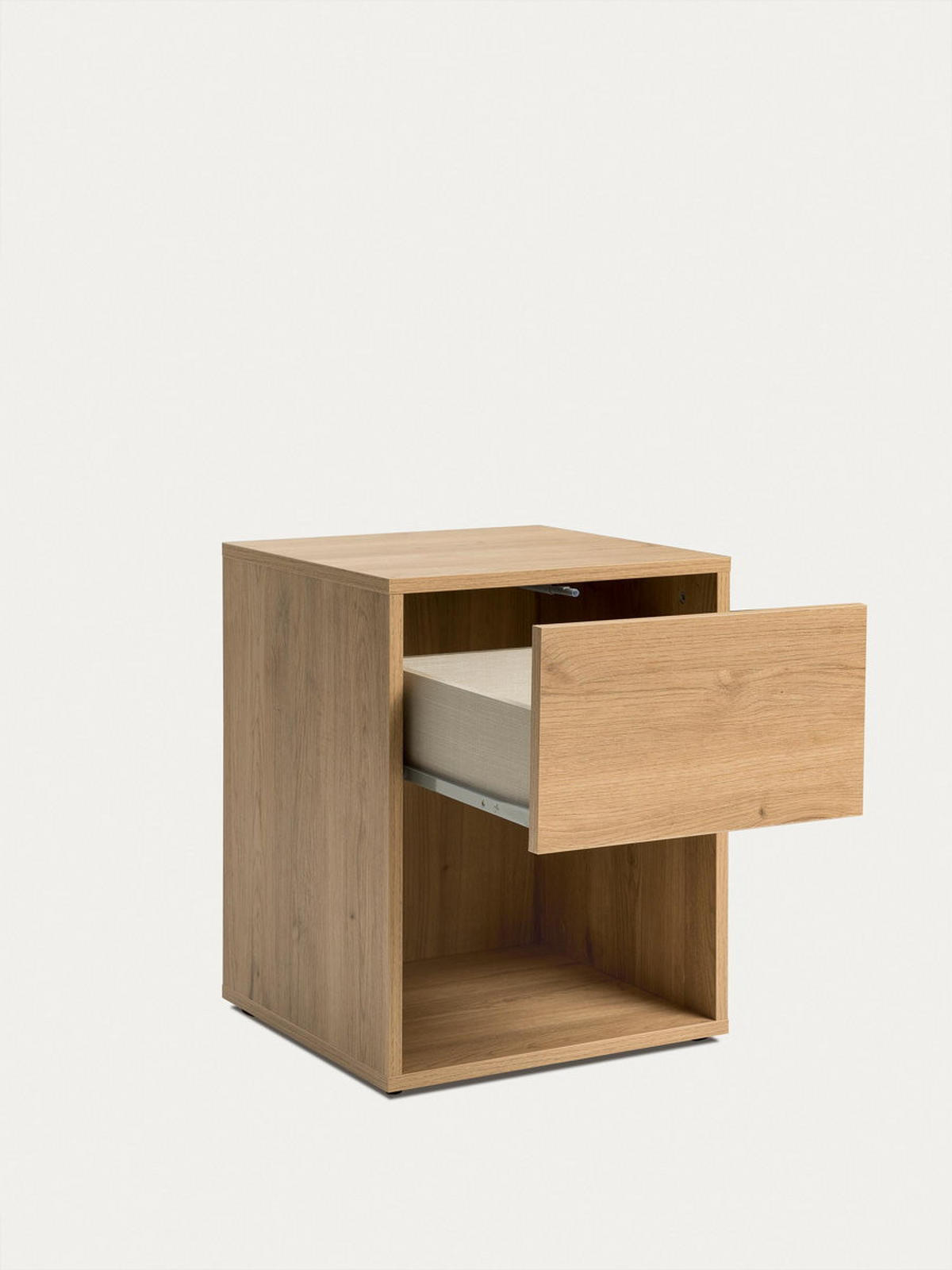 NACHTTISCH Hegas Natur 42 cm x 53.1 cm - Braun, Holzwerkstoff (42/53/40cm) - Kenay Home