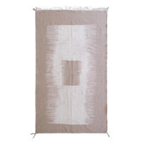 BERBERTEPPICH Kelim Marokko Wolle 140x 200 cm - Beige, Naturmaterialien (140/200cm) - AFK Living